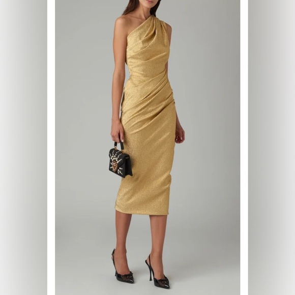 Dolce and Gabbana lurex midi dress - Picture 4 of 9